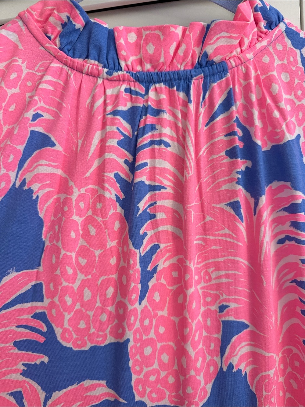 NWT Lilly Pulitzer pink & blue midi dress - Picture 5 of 5